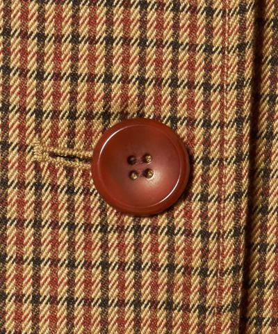 Button up (brown×red)