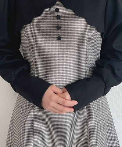 black × gray / sleeves