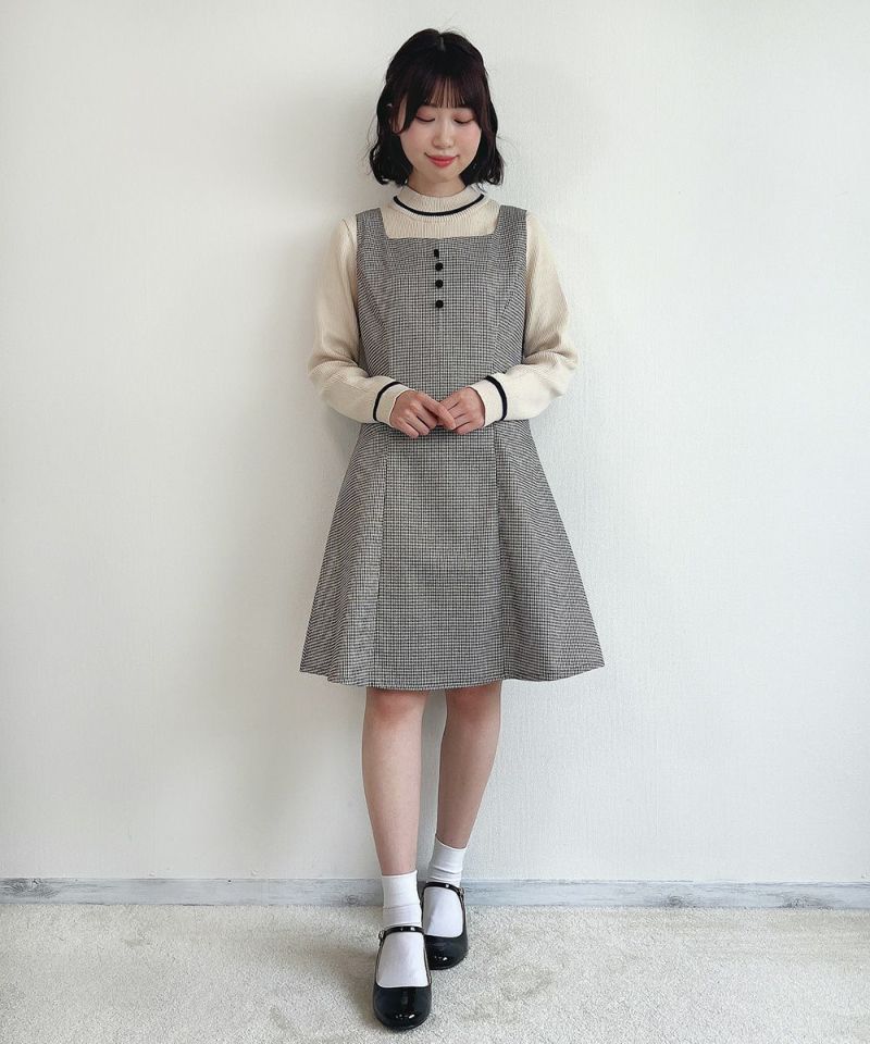 black×gray / 155cm / wearing only one piece