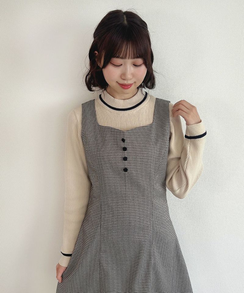 black×gray / 155cm / wearing only one piece
