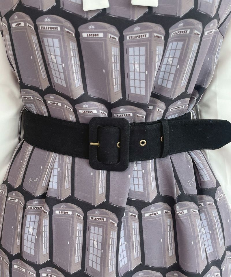 gray×black / belt