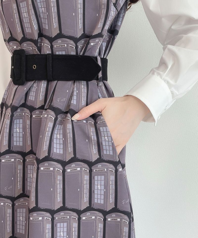 gray×black / pocket