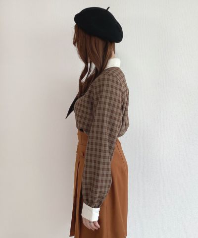 brown×brown / 153cm