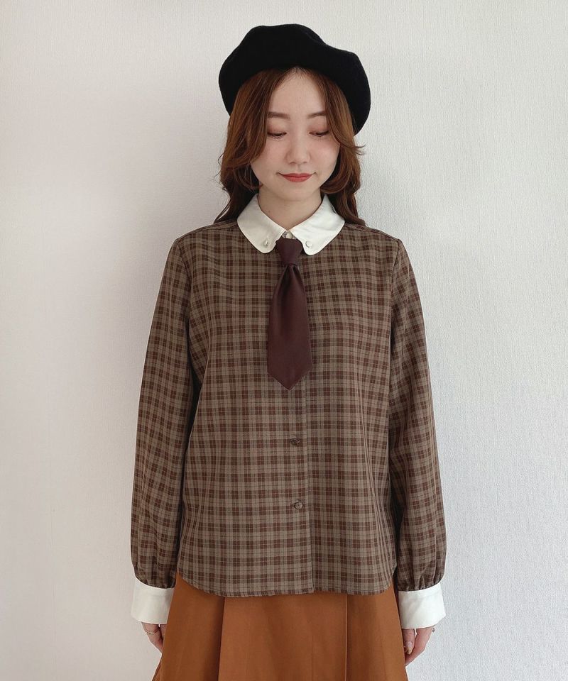 brown×brown / State with the hem out