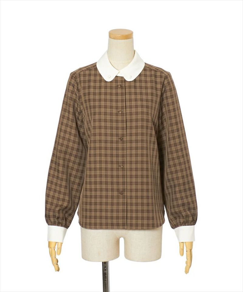 When the tie is removed (brown×brown)