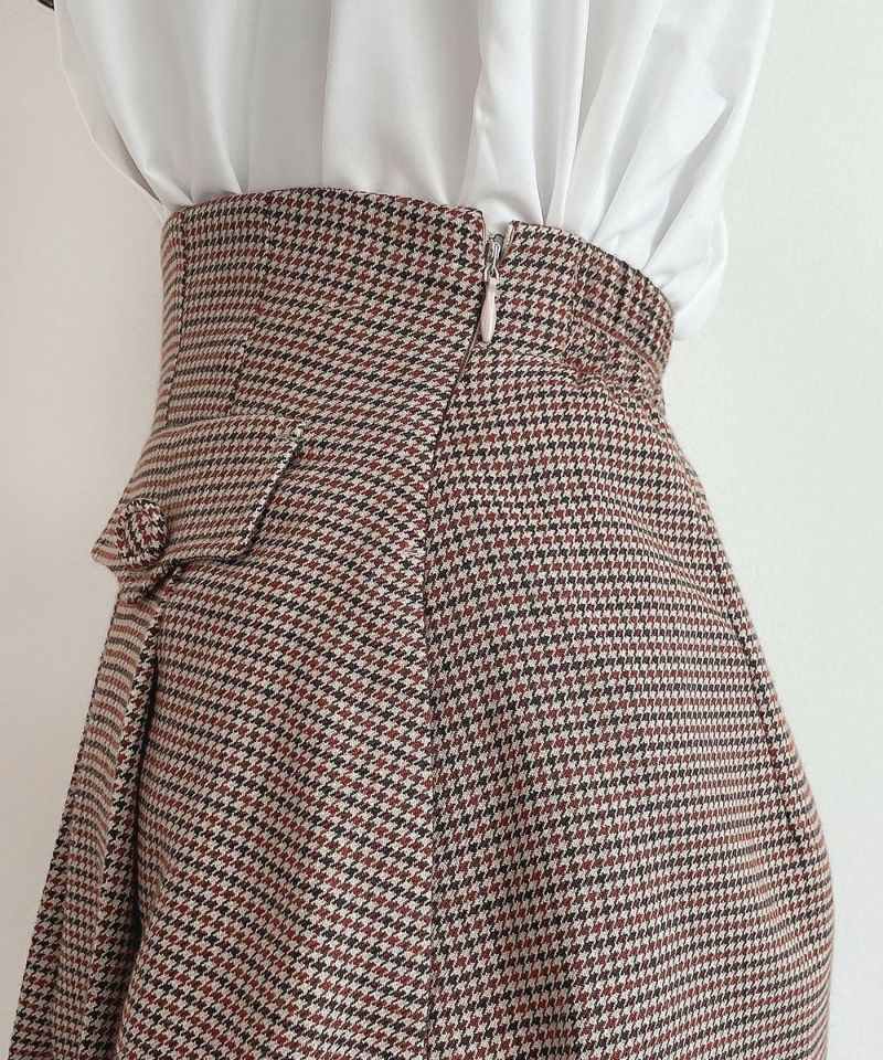 brown×red / side zipper