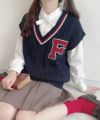 navy×red / 162cm