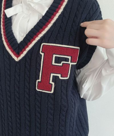 navy×red / patch