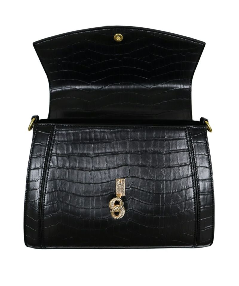 With the bag open (black)
