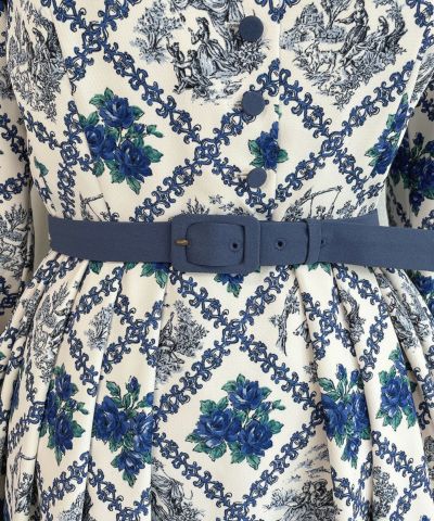 ivory×blue / belt