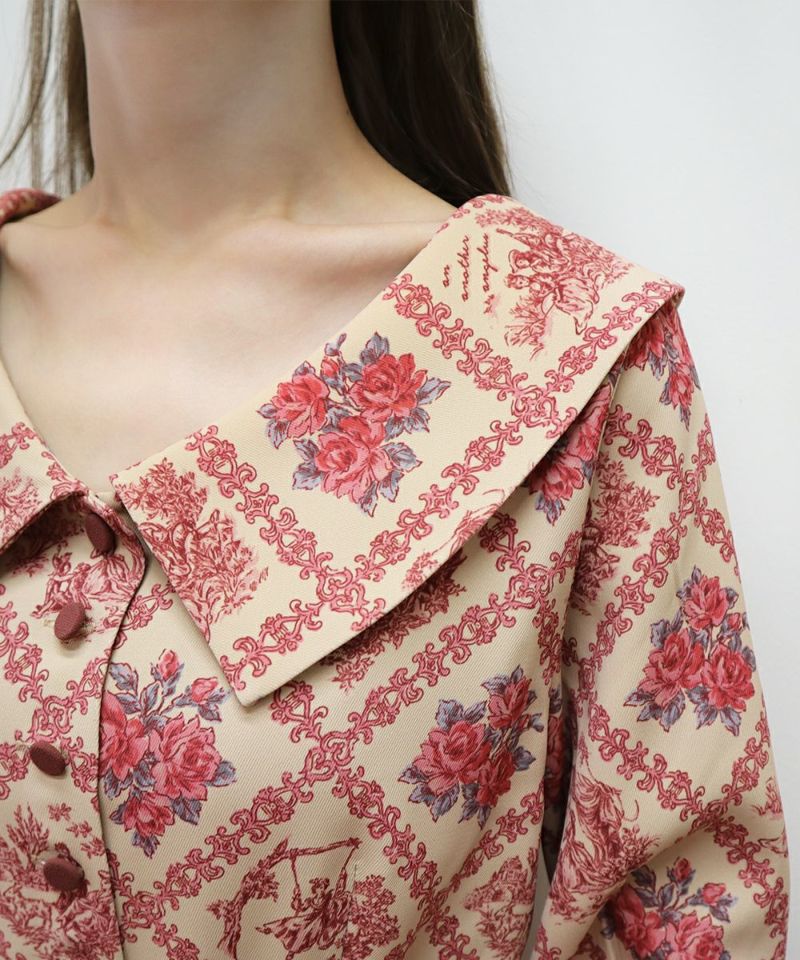 beifge×red / Collar