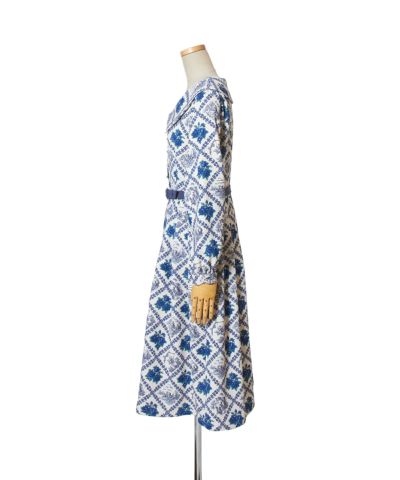 Side (ivory x blue)