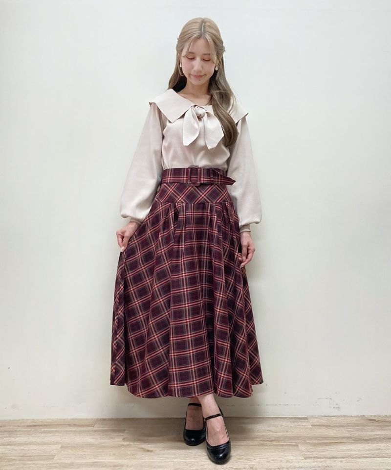 brown×red / 160cm