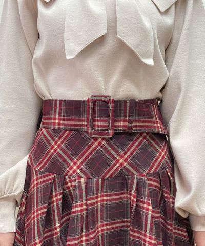 brown×red / belt