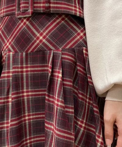 brown×red / tuck