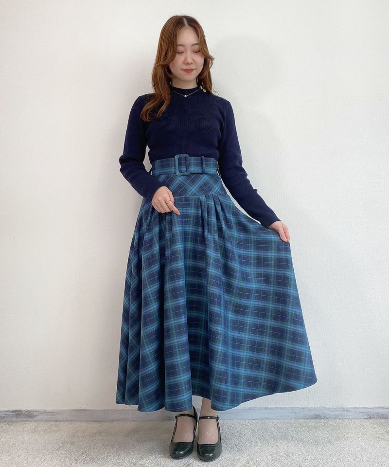 navy×green / 153cm