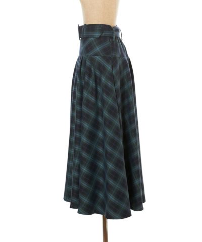 Side (navy x green)