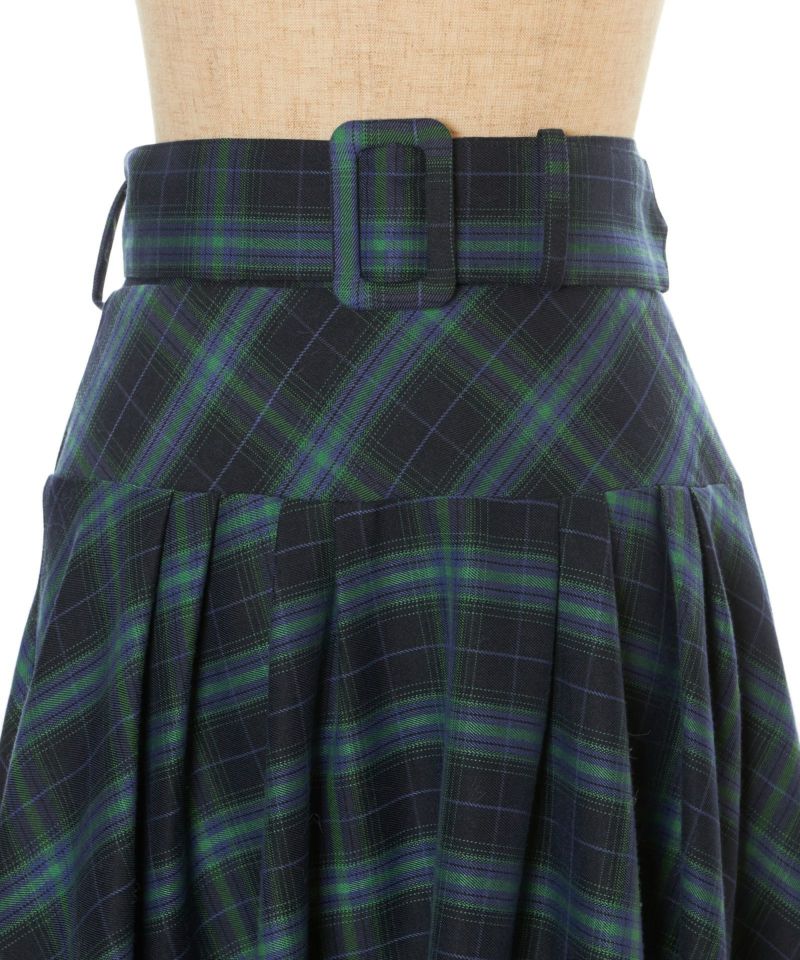 Front up (navy x green)