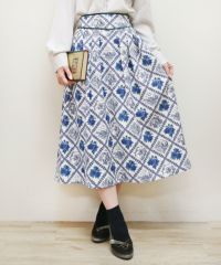 ivory×blue / 160cm