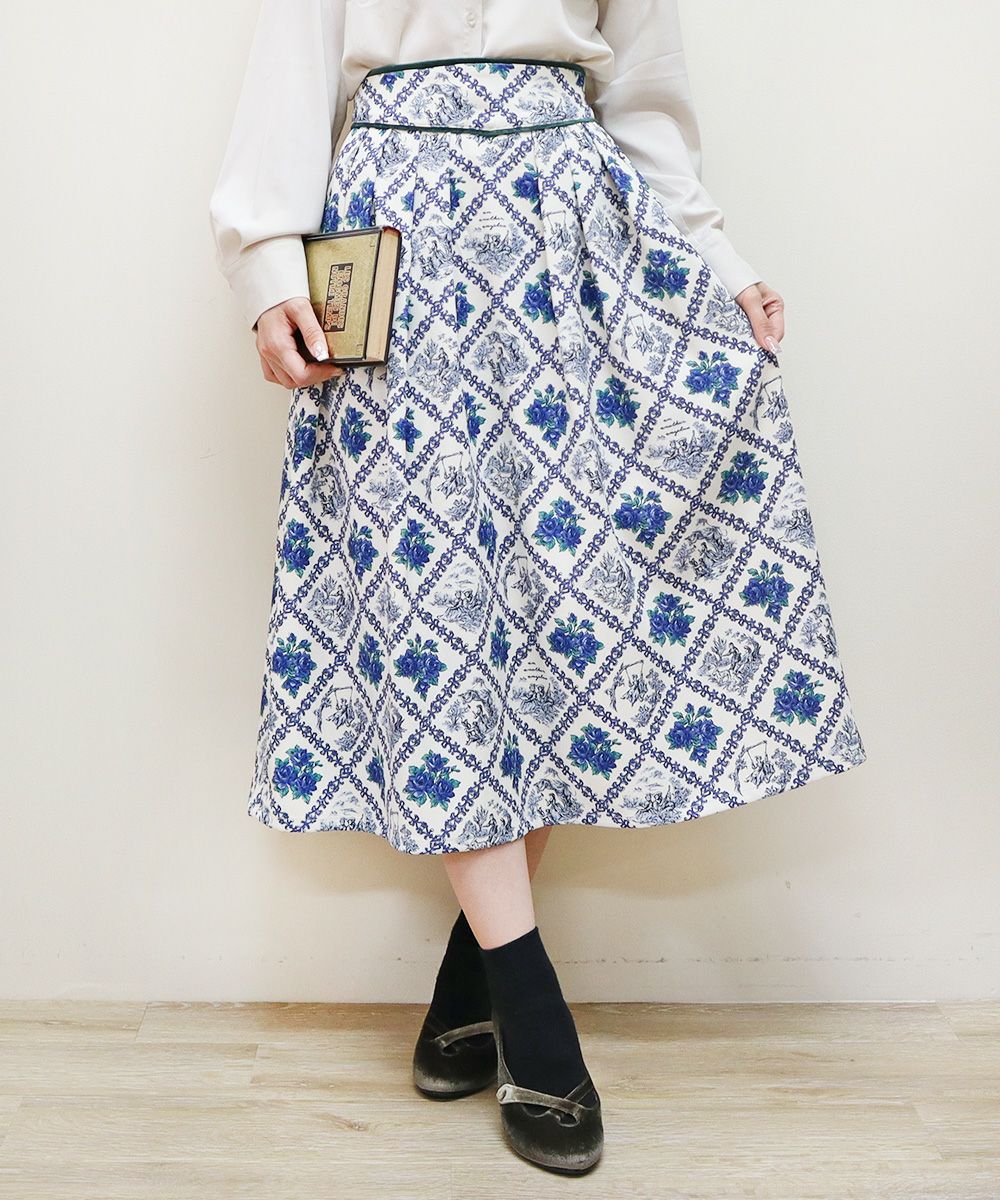 ivory×blue / 160cm