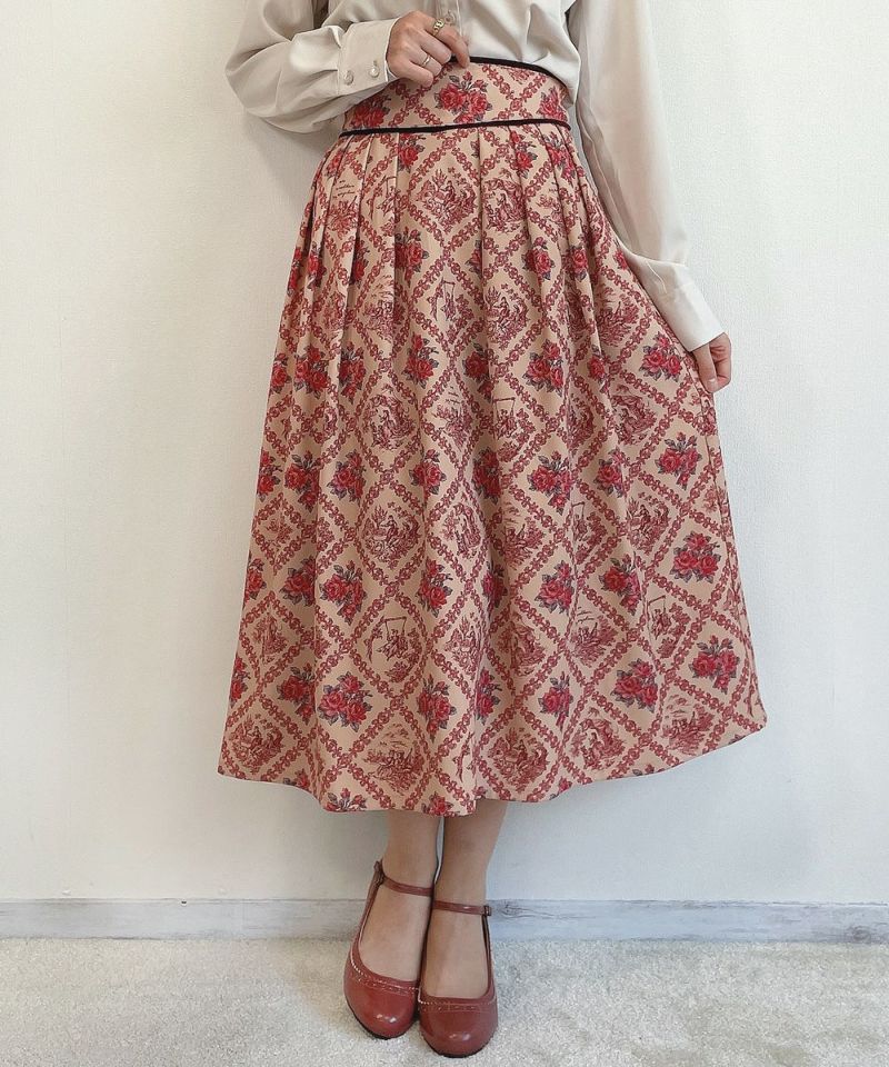 beige×red / 158cm