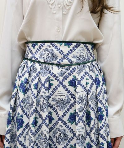 ivory×blue / 160cm