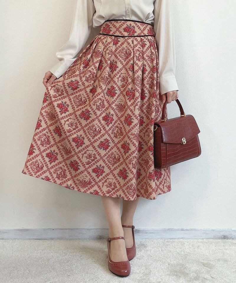 beige×red / 158cm