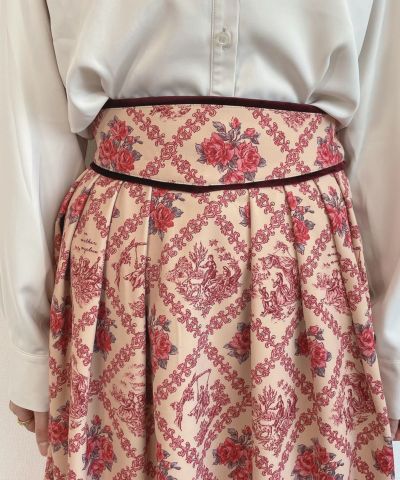 beige×red / 158cm