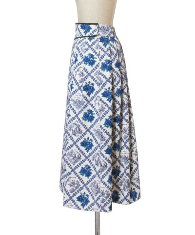 Side (ivory x blue)