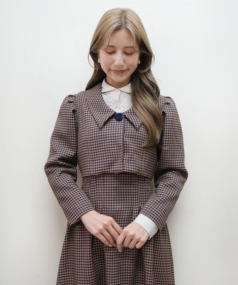 brown×navy / 160cm / Mサイズ