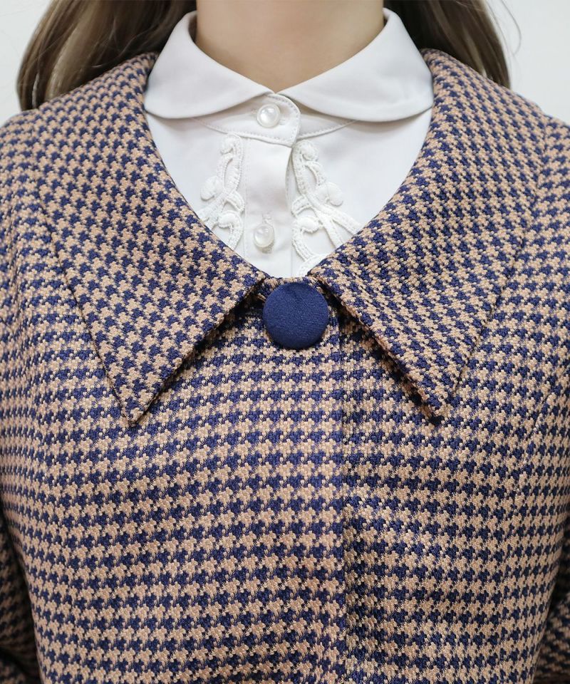 brown×navy / Collar / M size