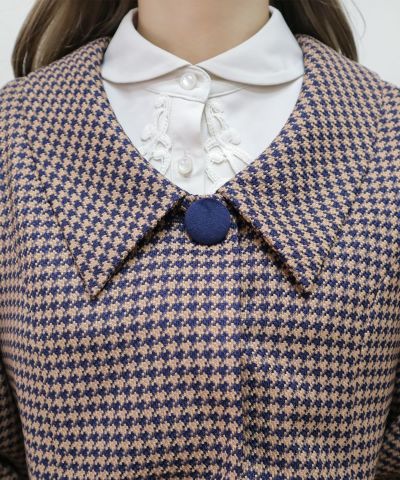 brown×navy / Collar / M size