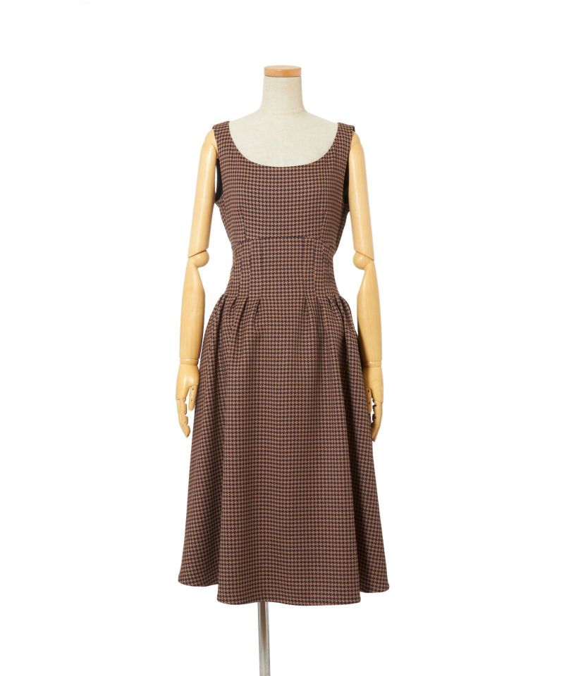 ワンピース (brown×navy)