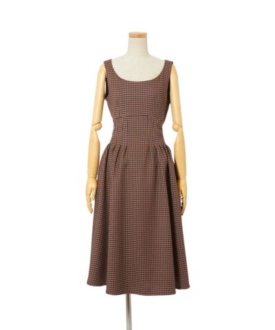 One piece (brown x navy)