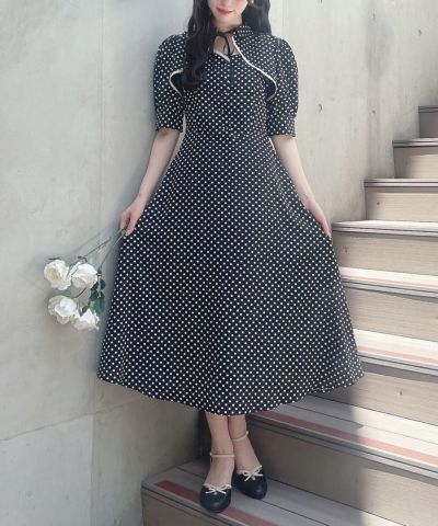 black × white / 162cm / S size wearing