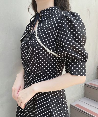 black × white / 162cm / S size wearing