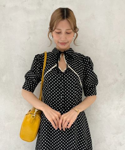 Black x white / 160cm / M size wearing