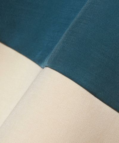 生地アップ (blue green×white)