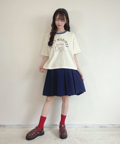 off white × blue / 162cm