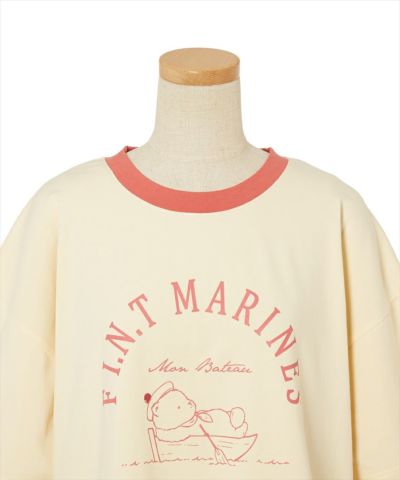 Front up (ivory × red)