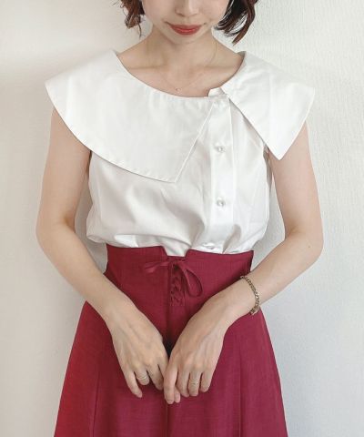 美品⭐︎alba Rossa フリルジャケット　ブラック　44サイズ　日本製 レースフリルテーラードジャケット | Rlab store