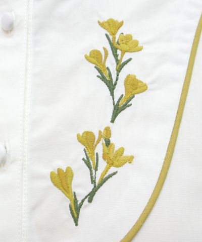 Embroidery (off white x yellow)