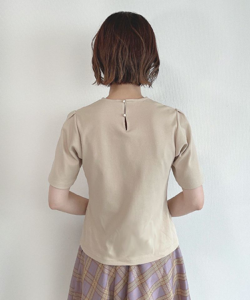 light beige / 158cm / with the collar removed