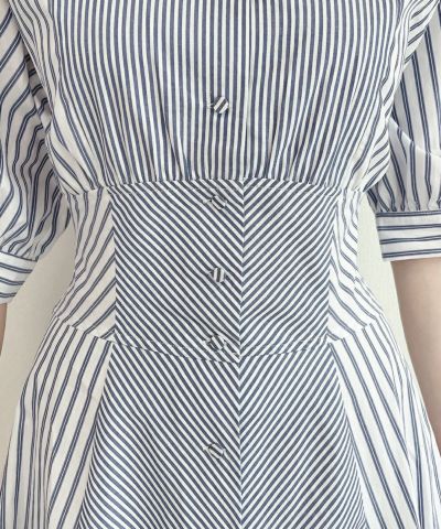 off × blue / waist switching