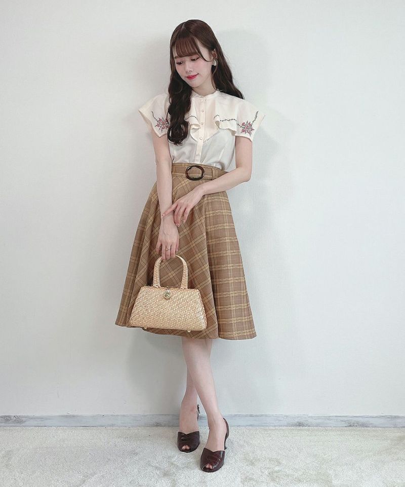 beige×brown / 162cm