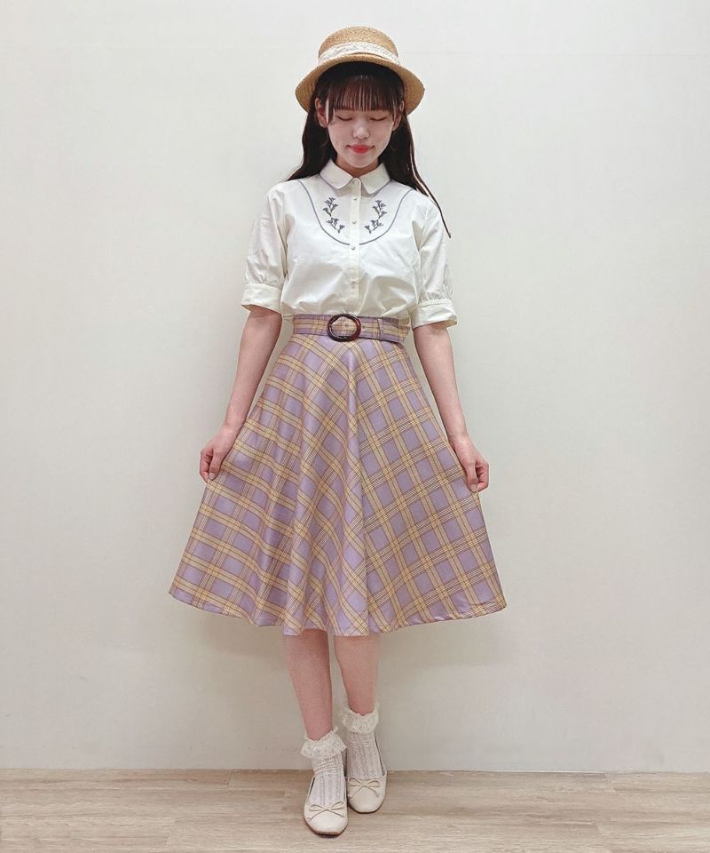 purple×brown / 166cm