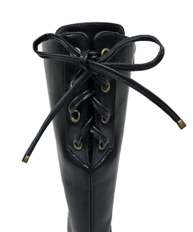 Back lace up (black)