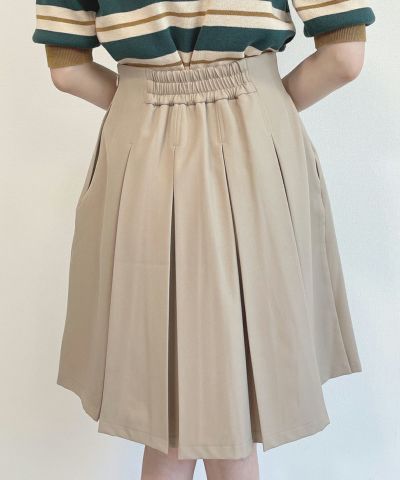 【新品タグ付き】変形ボックスプリーツスカート