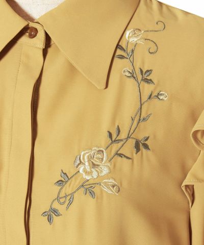 Embroidery up (mustard)