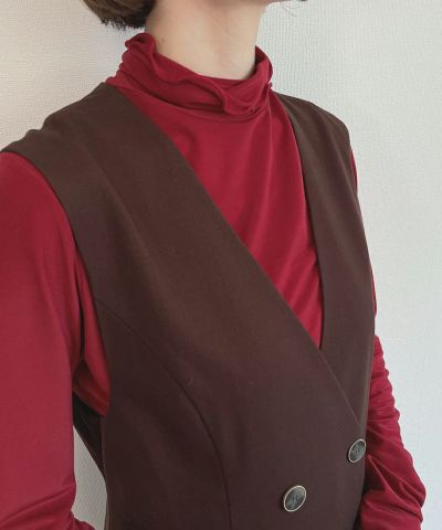 Second skin turtleneck pullover / COUPE LE COEUR [43PI02j001]
